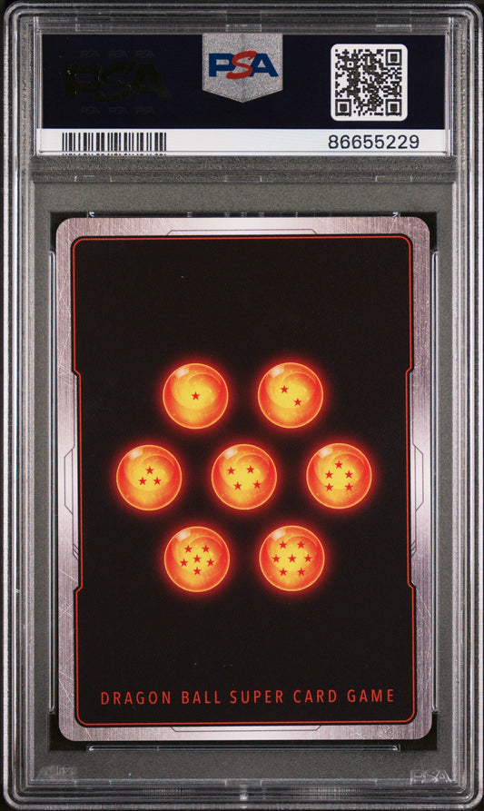 2022 DRAGON BALL SUPER MYTHIC BOOSTER SS4 S.GOKU/BYD.LMTS. #P-262 - PSA 10