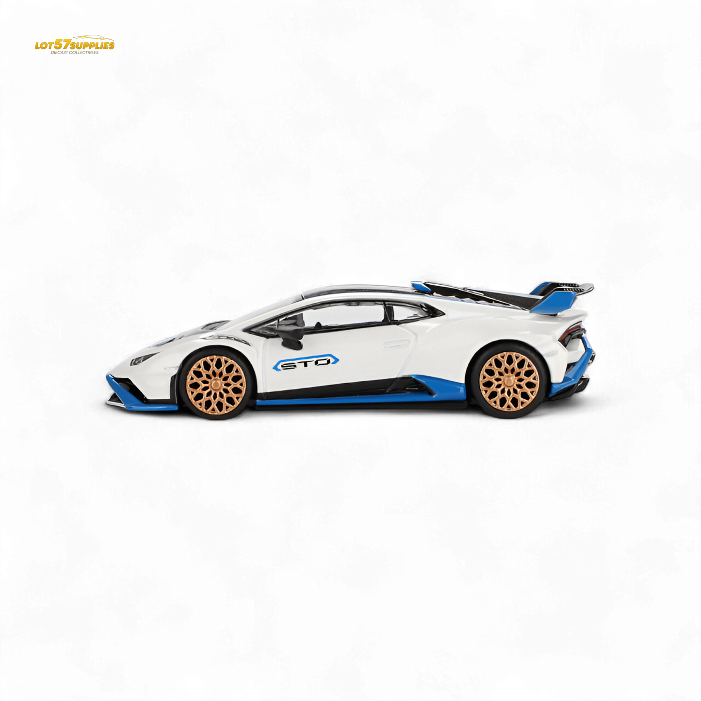 Mini-GT Lamborghini Huracán STO Bianco Asopo #788 1:64