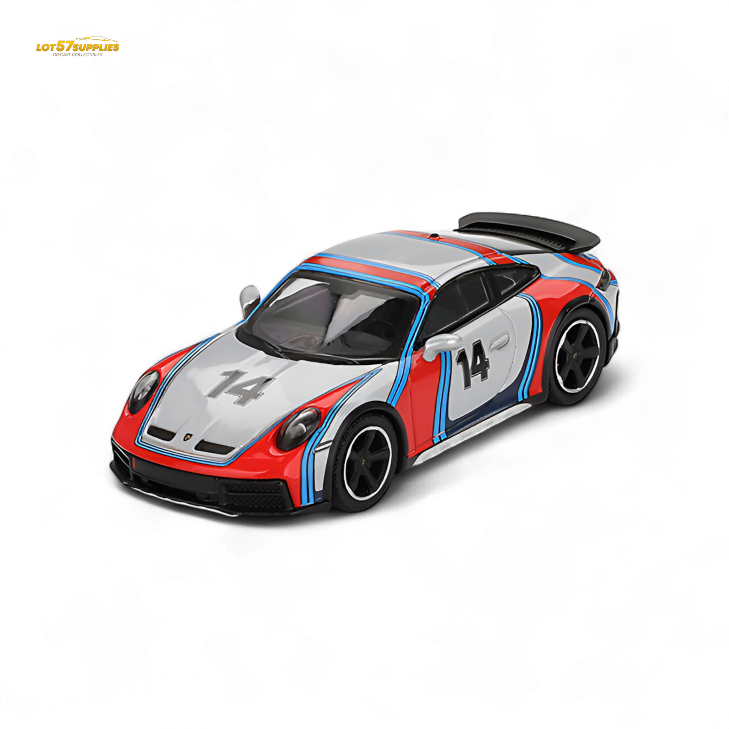 Mini-GT Porsche 911 Dakar “Rally 1974” Ice Grey Metallic 1:64 MGT00964