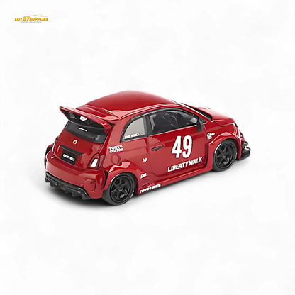 Mini-GT LB-WORKS x Abas Works ABARTH 595 Red 1:64 MGT00963