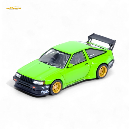 Inno64 TOYOTA AE86 Levin "PANDEM ROCKET BUNNY" Green 1:64