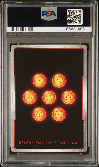 2021 DRAGON BALL SUPER CROSS SPIRITS SSG GOKU, LGNDRY SPRT #P-312 - PSA 10