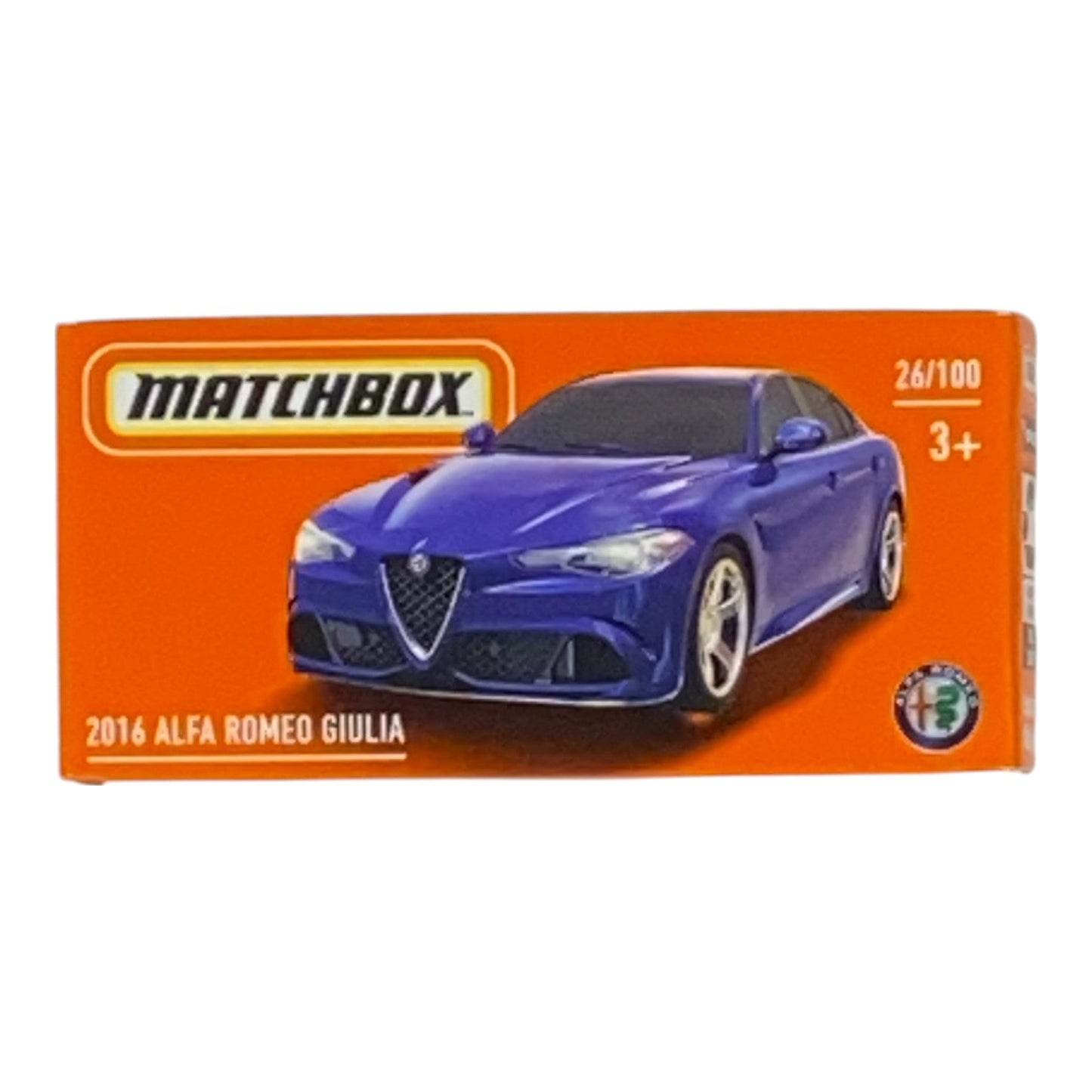 Matchbox 2016 Alfa Romeo Giulia - Power Grabs - Matchbox Series 26/100