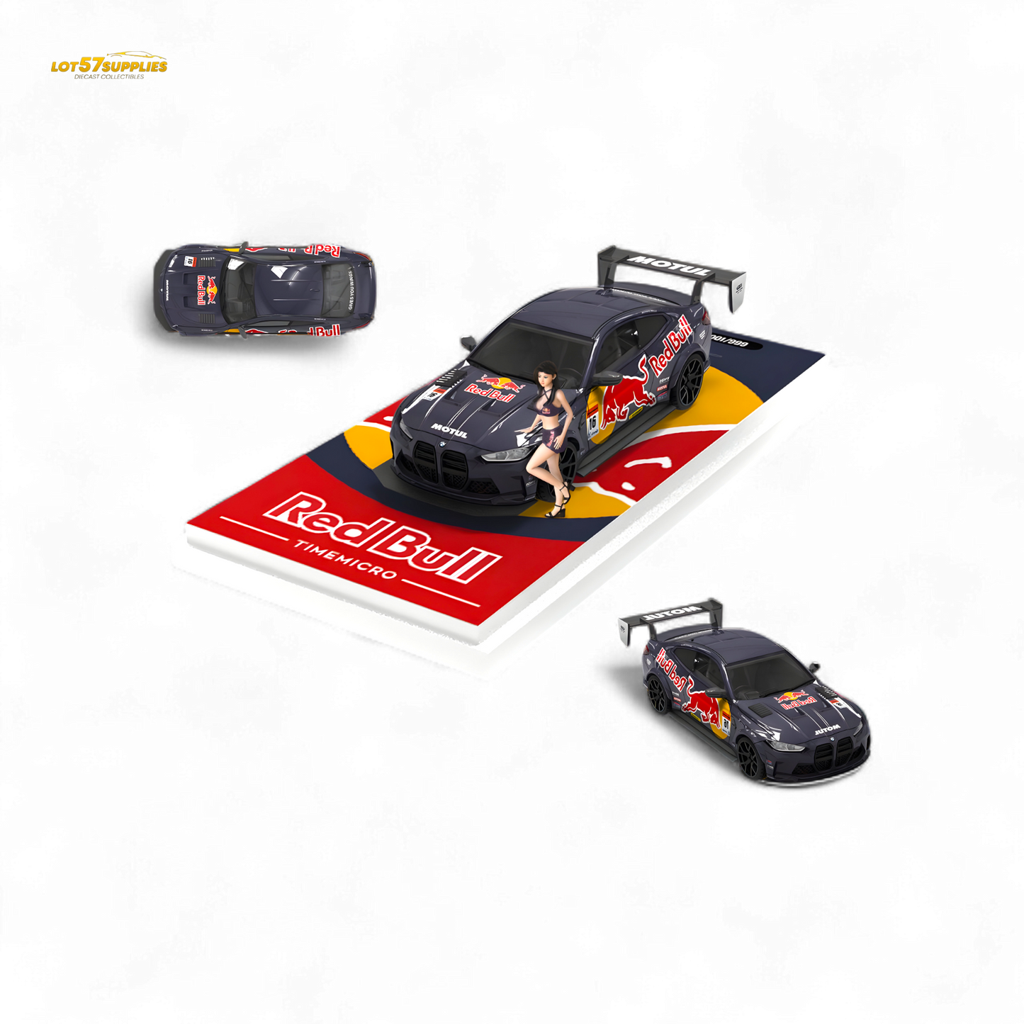 TimeMicro BMW M4 Modified Widebody R e d B u l l - Figure Version 1:64