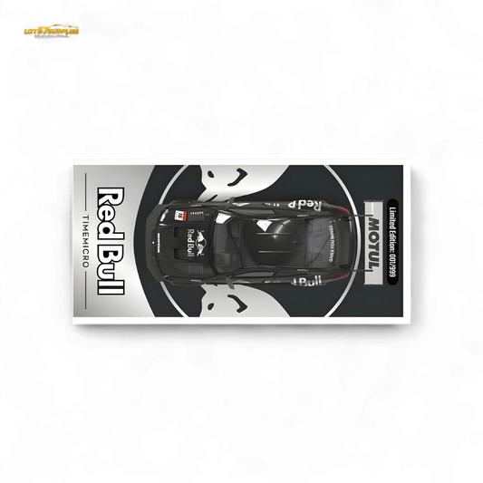 TimeMicro BMW M4 Modified Widebody Silver R e d B u l l - Figure Version 1:64