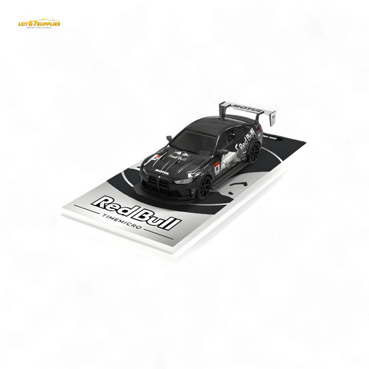 TimeMicro BMW M4 Modified Widebody Silver R e d B u l l Ordinary 1:64