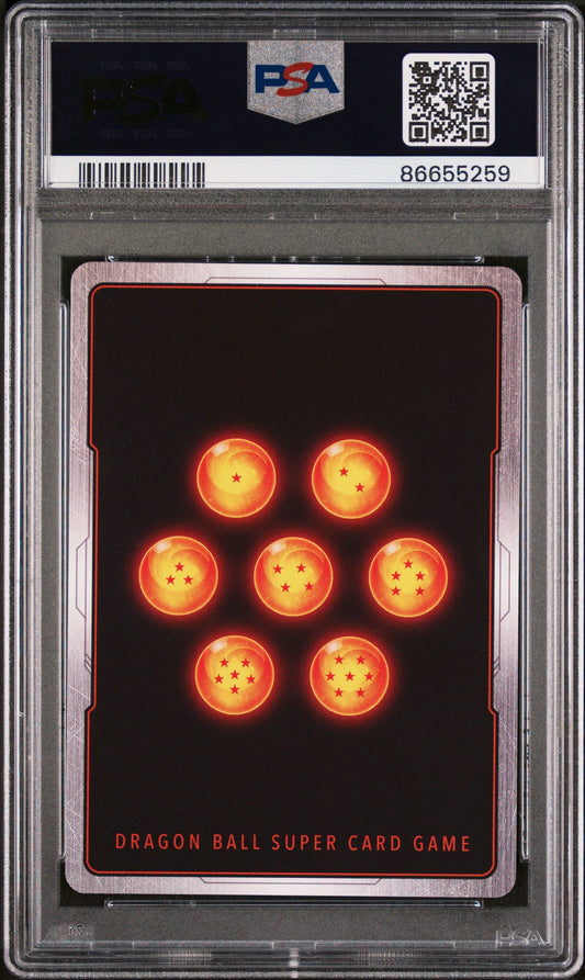 2022 DRAGON BALL SUPER MYTHIC BOOSTER SS3 GOGETA, THWRT/EMP #P-308 - PSA 10