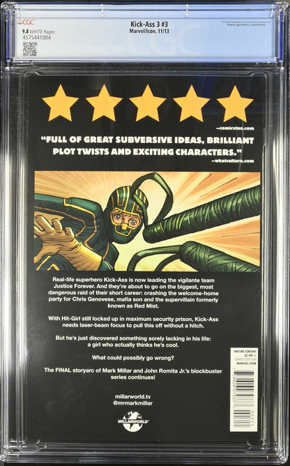 Kick-Ass 3 #3 (11/13) Graded CGC 9.8