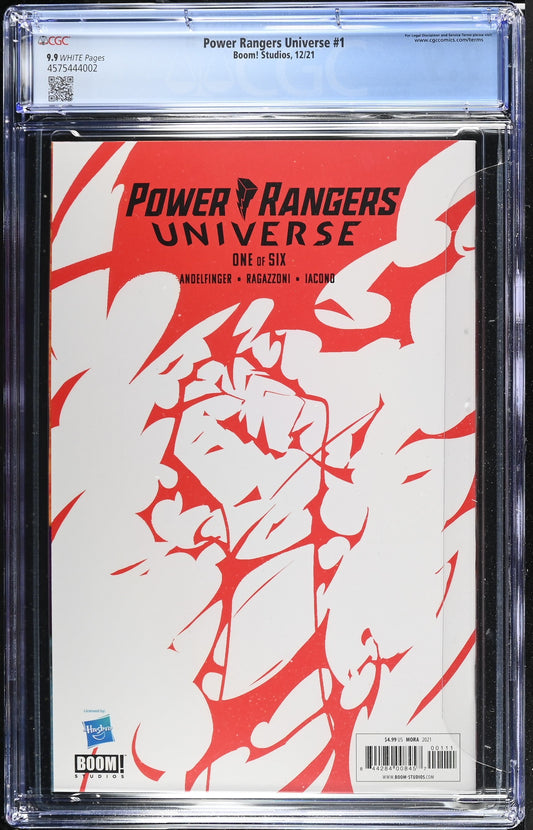 Power Rangers Universe #1 (12/21) Graded CGC 9.9