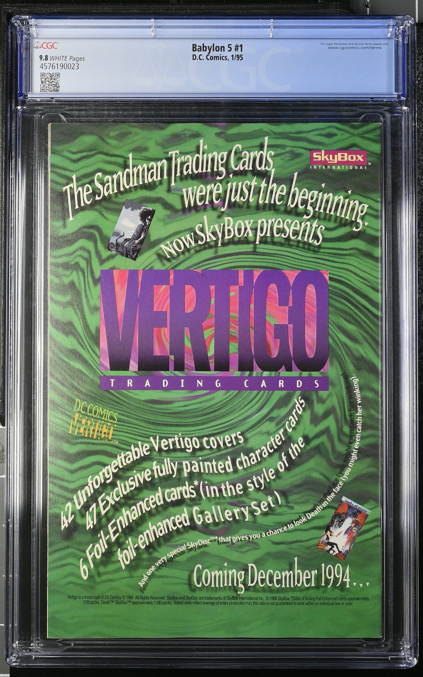 Babylon 5 #1 (1/95) Graded CGC 9.8