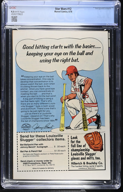Star Wars #12 (6/78) Graded CGC 9.2