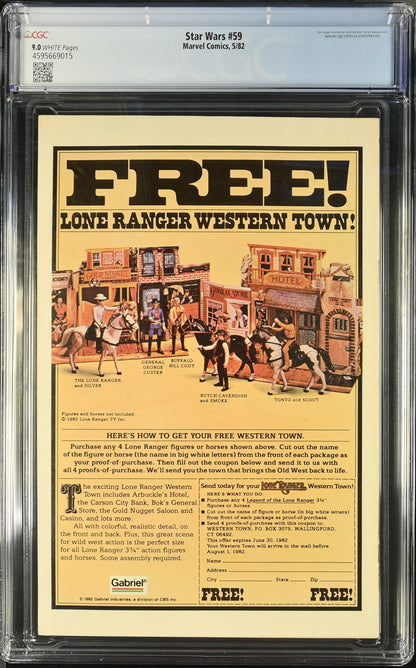 Star Wars #59 (5/82) Graded CGC 9