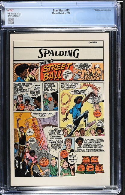 Star Wars #13 (7/78) Graded CGC 9.8