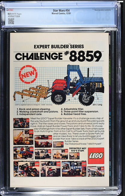 Star Wars #54 (12/81) Graded CGC 8