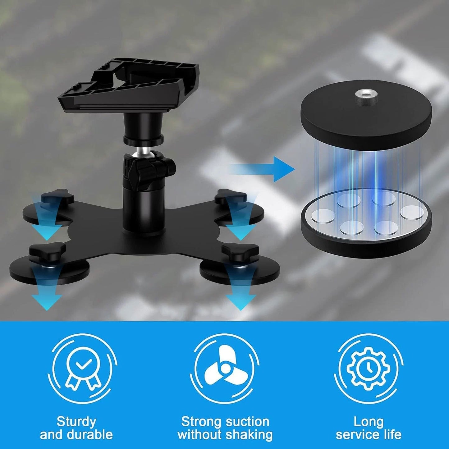 Car Roof Suction Cup Mount for Starlink Mini