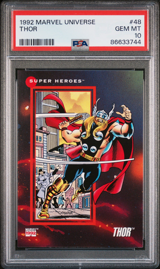1992 MARVEL UNIVERSE THOR  #48 - PSA 10