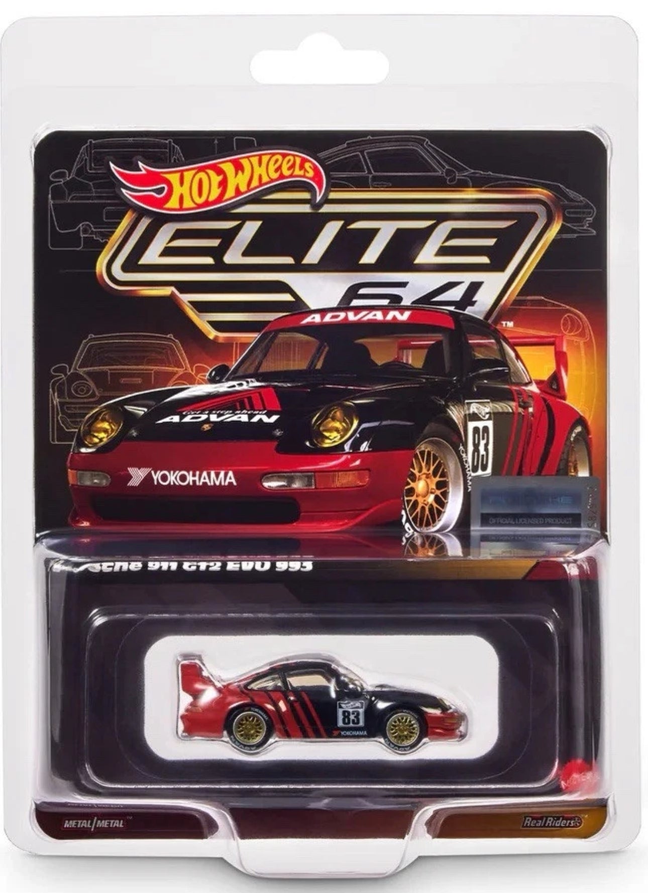 2025 Hot Wheels Elite 64 Porsche 911 GT2 EVO 993 Exclusive