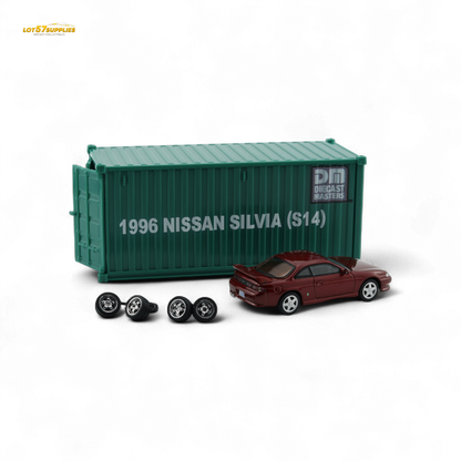 BM Creations Nissan Silvia S14 RED - RHD 1:64