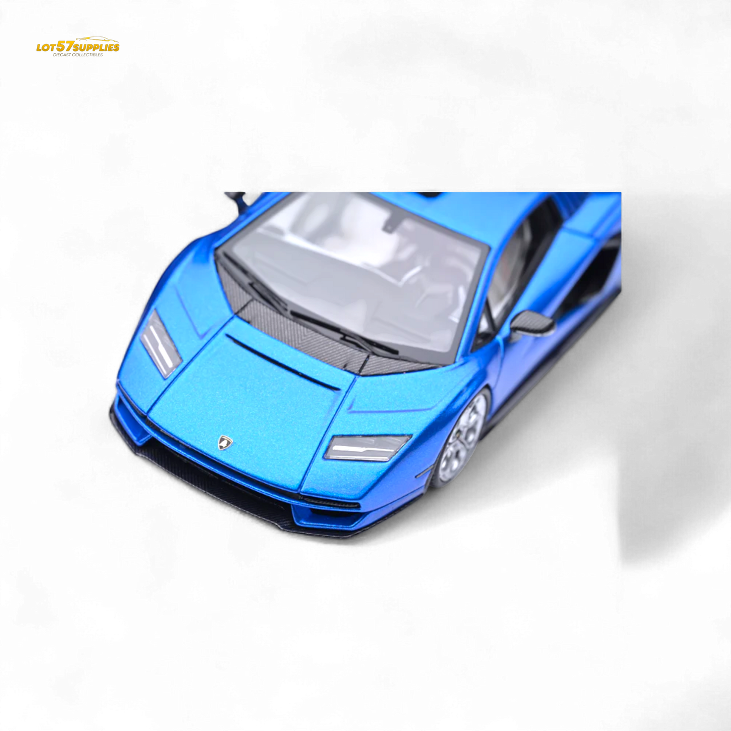 Fuelme Model NEO COUNTACH LPI 800-4 BLU TAHITI DARK BLUE 1:64 Resin