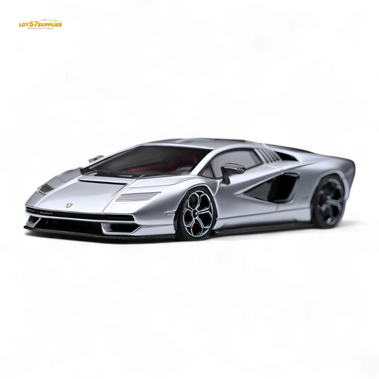 Fuelme Model NEO COUNTACH LPI 800-4 ARGENTO LUNA 1:64 Resin