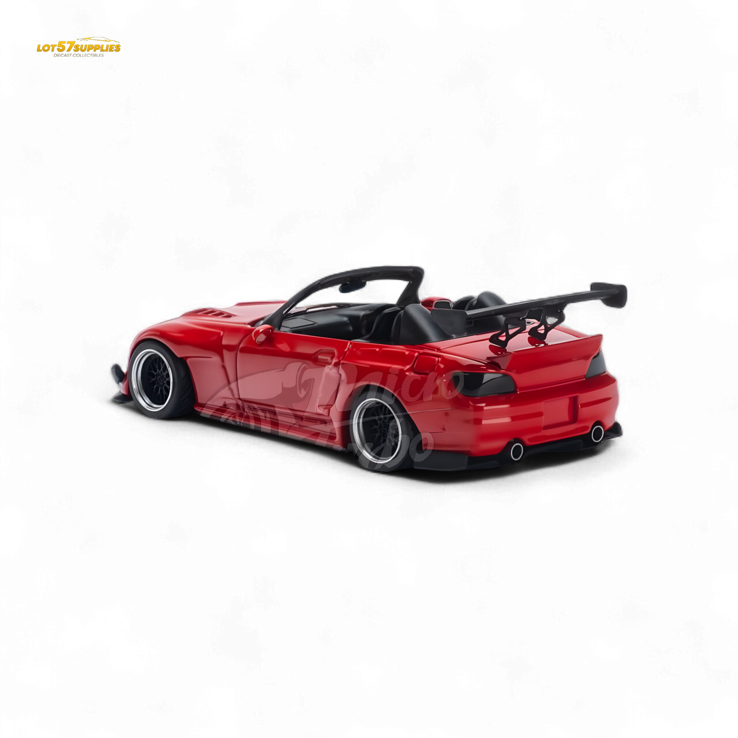 Microturbo Honda S2000 Roadster Pandem Rocket Bunny Aero Kit in Red 1:64