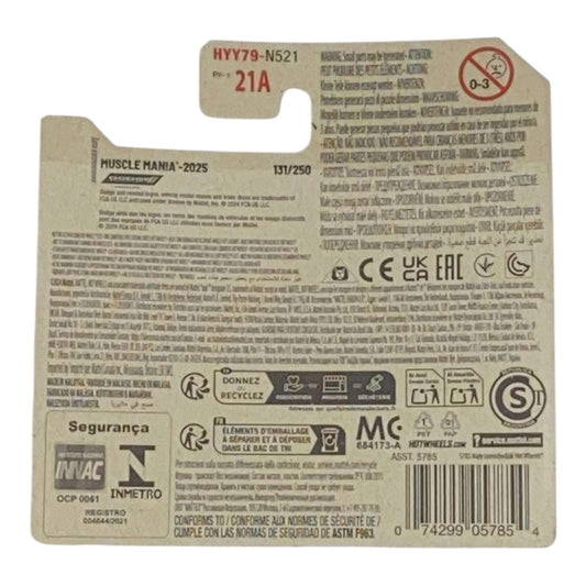 Hot Wheels '71 Dodge Challenger - Muscle Mania Series 1/10 Short Card