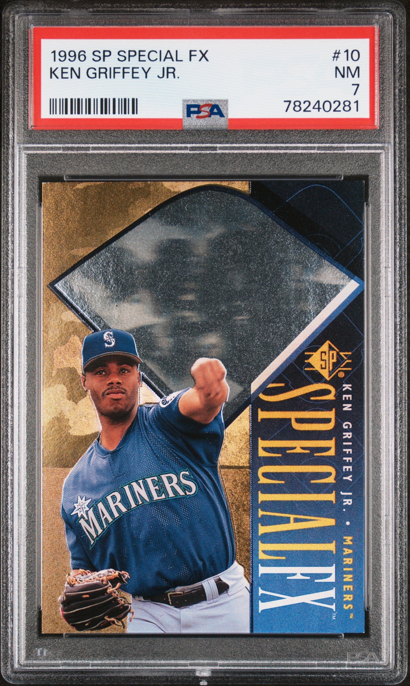 1996 SP SPECIAL F/X KEN GRIFFEY JR.  #10 - PSA 7