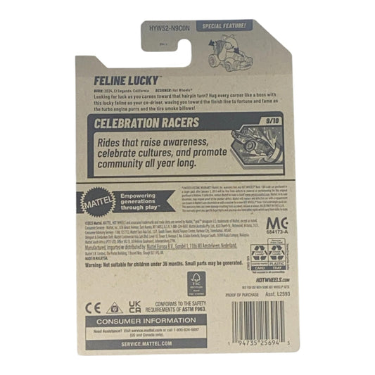 Hot Wheels Feline Lucky - Celebration Racers Series 9/10