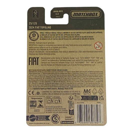 Matchbox 2024 Fiat Topolino - 2025 Matchbox Series 25/125