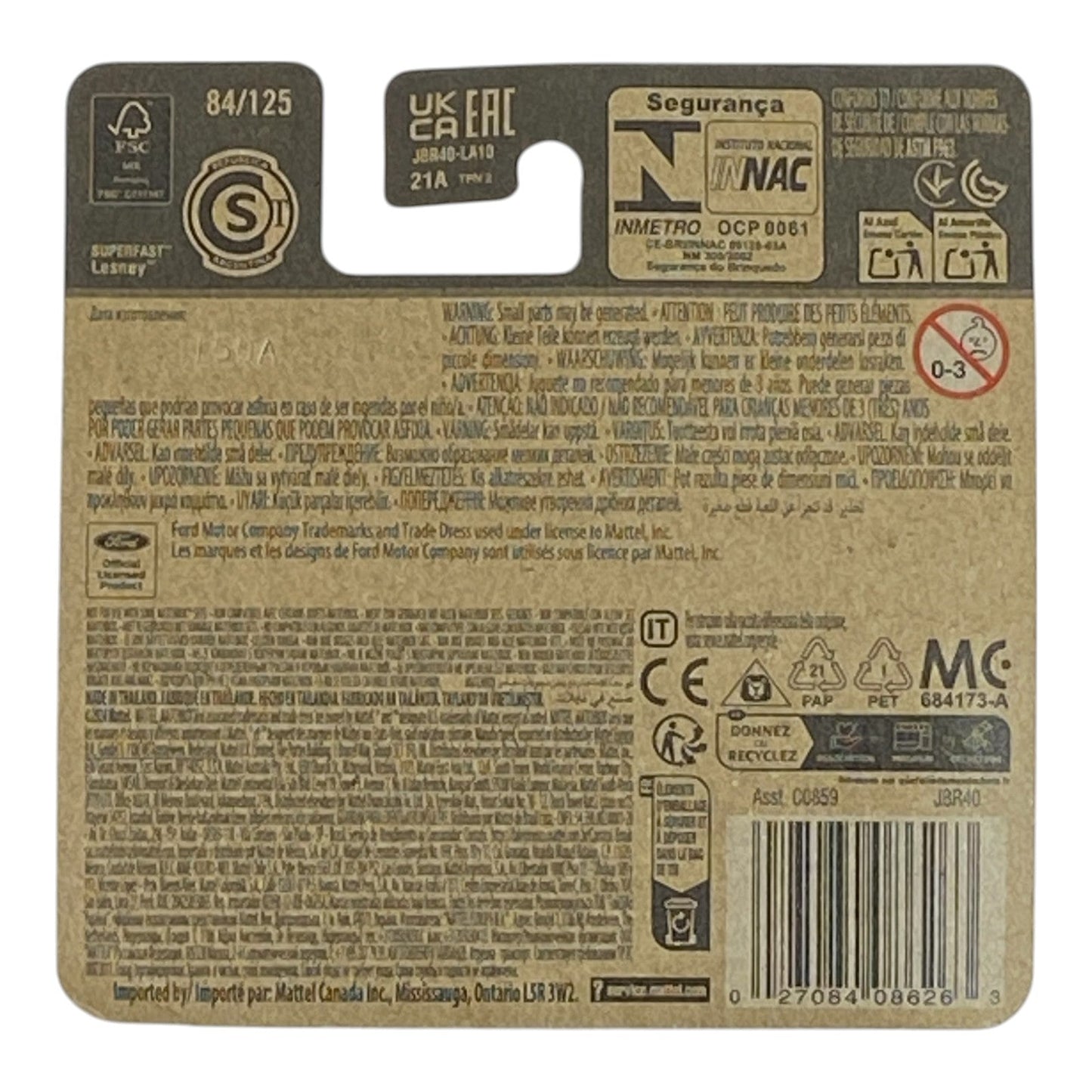 Matchbox 1983 Ford Fiesta MK 2 - 2025 Matchbox Series 84/125 Short Card