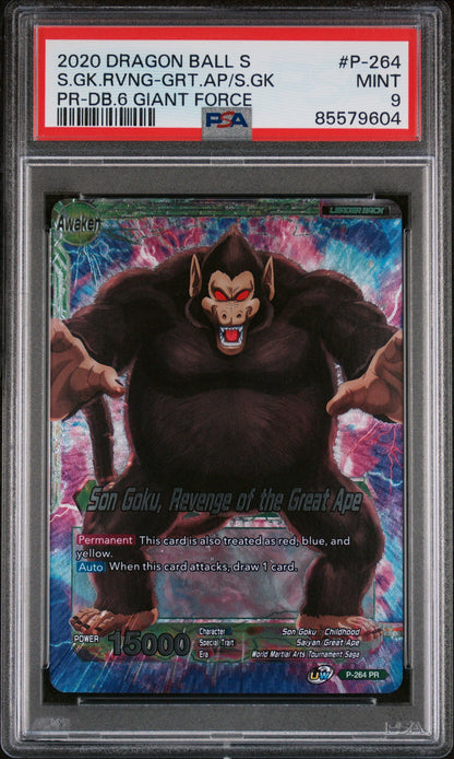 2020 DRAGON BALL SUPER S.GK.RVNG-GRT.AP/S.GK #P-264 - PSA 9