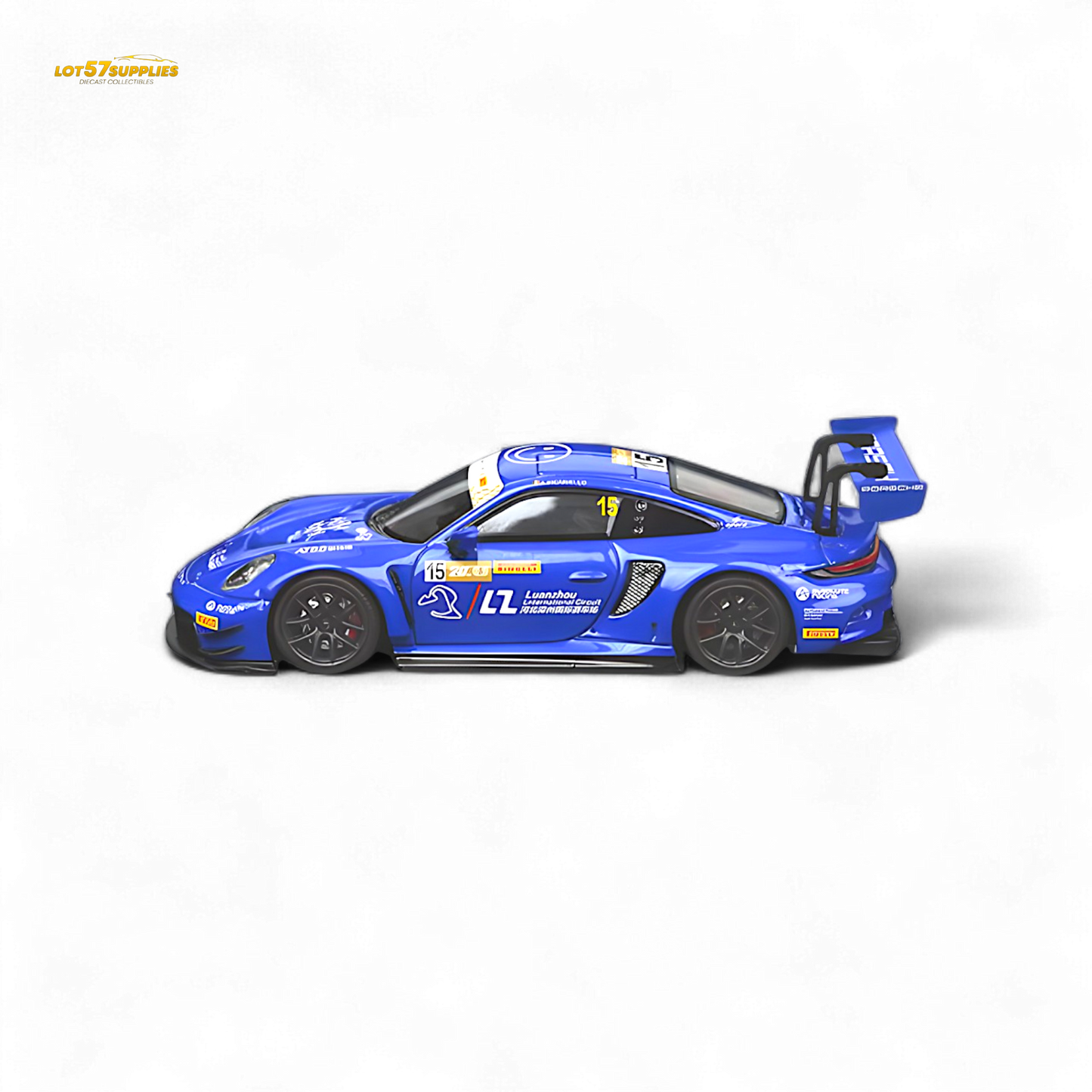 SR STAR RACE Porsche 911 GT3 Racing Blue No.15 Racing 1:64