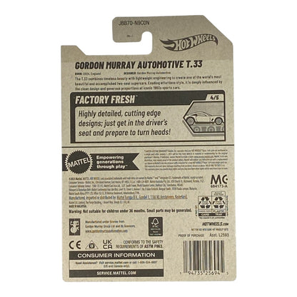 Hot Wheels Gordon Murry Automotive T.33 - Factory Fresh Series 4/5