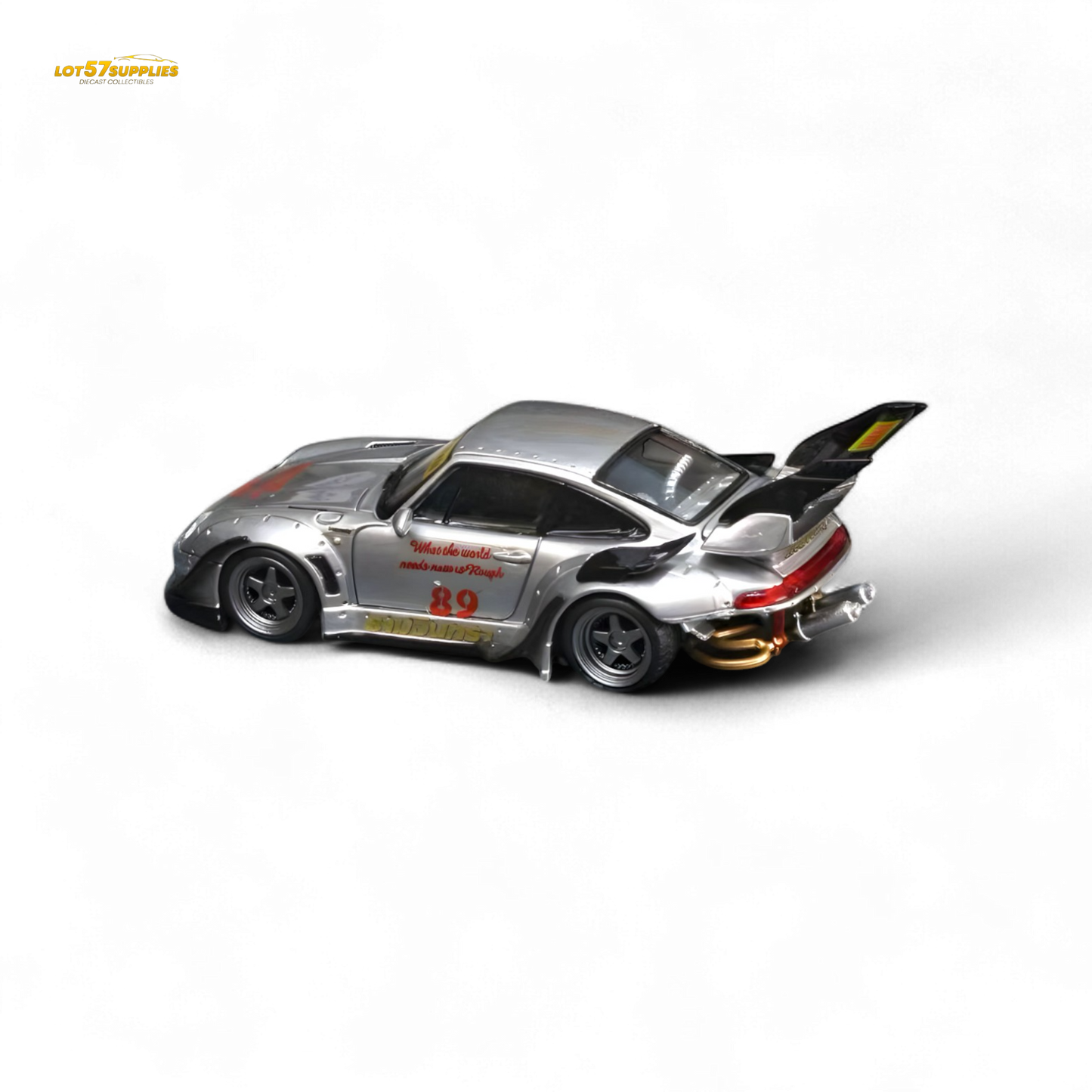 Street Weapon Porsche RWB 993 Double Exhaust Heavenly Livery Higher Tail 1:64