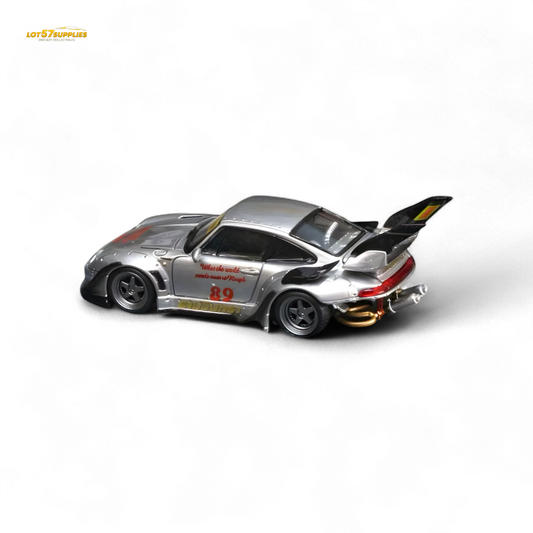 Street Weapon Porsche RWB 993 Double Exhaust Heavenly Livery Higher Tail 1:64