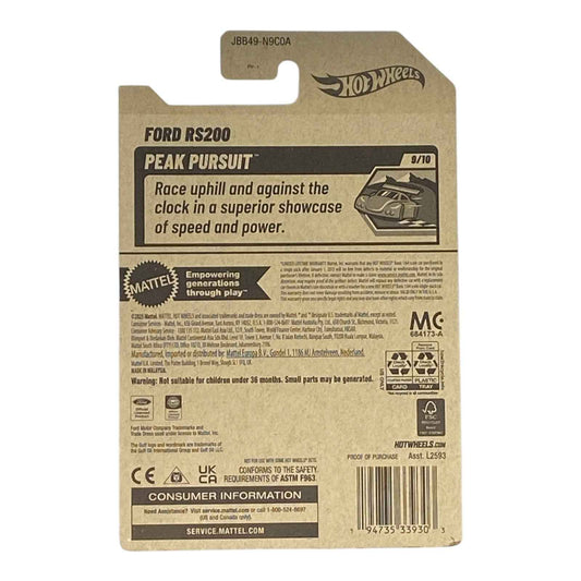 Hot Wheels Ford RS200 - Peak Pursuit Series 9/10