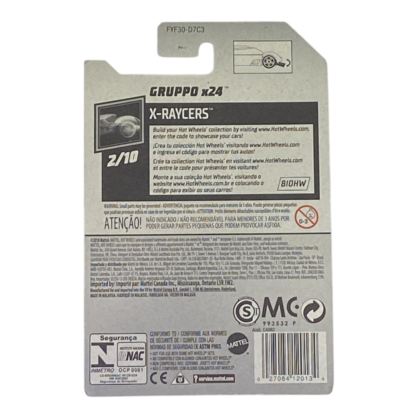 Hot Wheels Gruppo x24 - X-Raycers Series 2/10