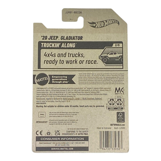 Hot Wheels '20 Jeep Gladiator - Truckin' Along Series 2/5