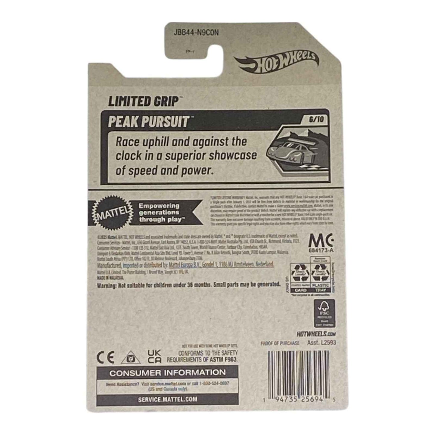 Hot Wheels Limited Grip - Peak Pursuit Series 6/10