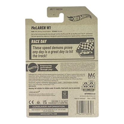 Hot Wheels McLaren W1 - HW Race Day Series 6/10