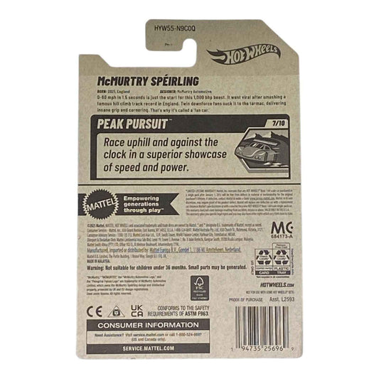 Hot Wheels McMurtry Speirling - Peak Pursuit Series 7/10