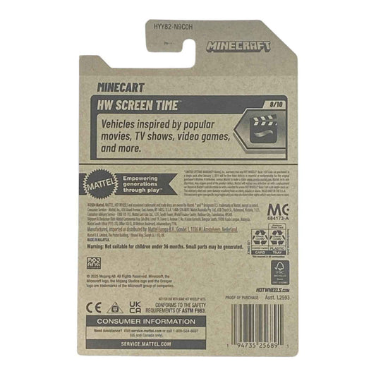 Hot Wheels Minecart - HW Screen Time Series 8/10