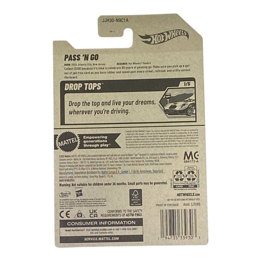 Hot Wheels Pass 'N Go - Monopoly 90 Years - Drop Tops Series 1/5