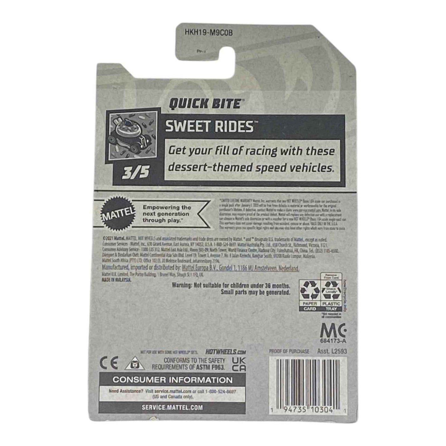 Hot Wheels Quick Bite - Sweet Rides Series 3/5