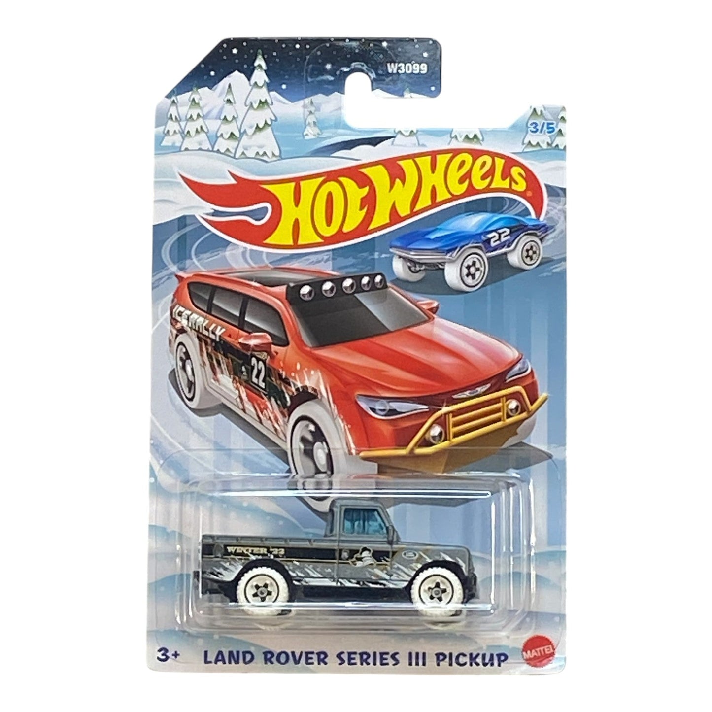 Hot Wheels Land Rover Series III Pickup - Winter Series 3/5