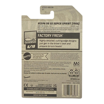 Hot Wheels Vespa 90 SS Super Sprint (1966) - Factory Fresh Series 6/10