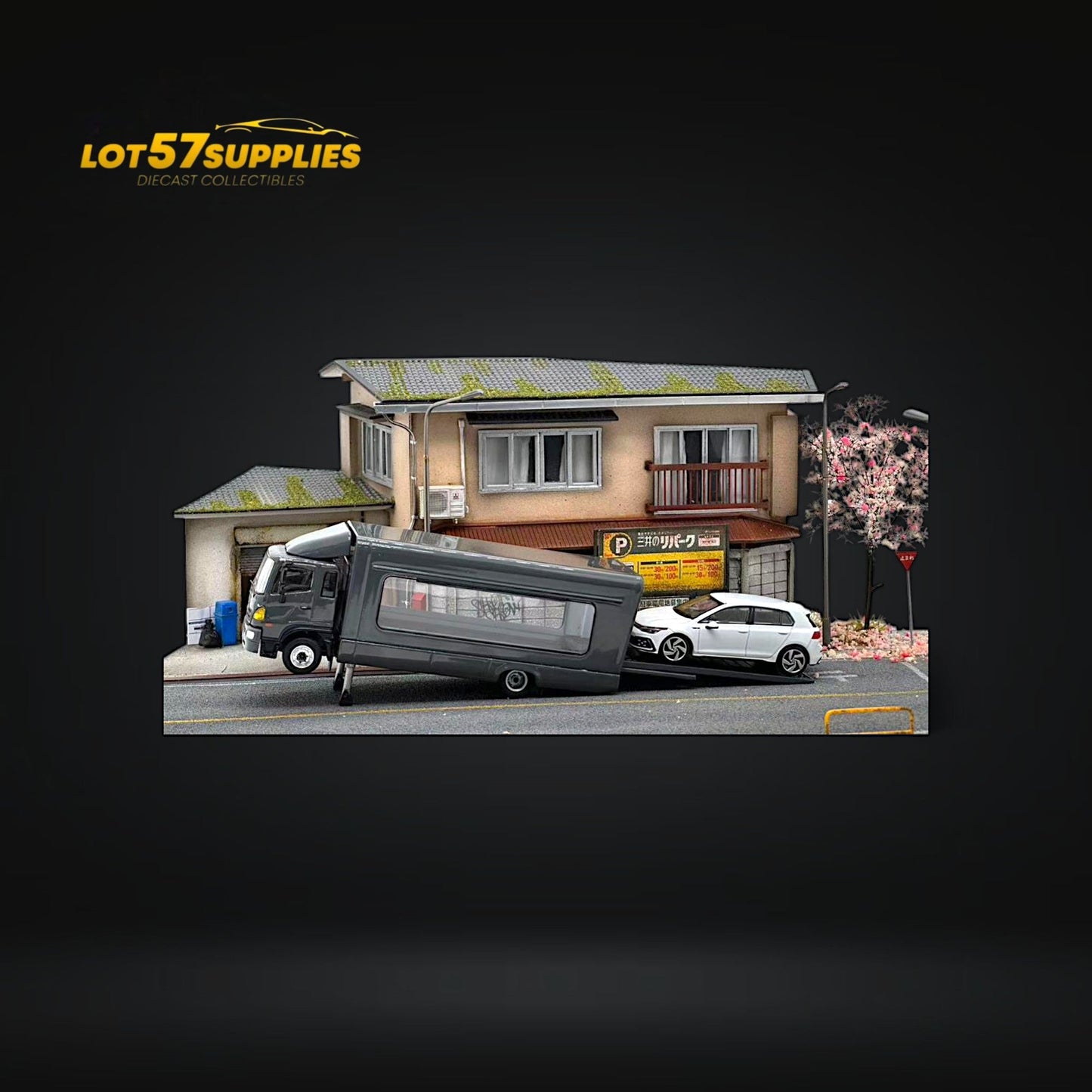 Unique Model Hino 500 HINO Ranger 5th Generation Outriggers GREY 1:64