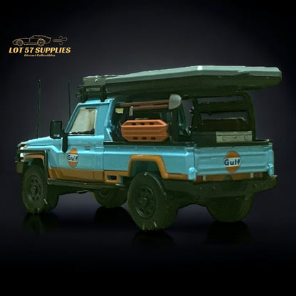 AutoBots Models Toyota Land Cruiser LC79 Gulf Livery 1:64 Limited to 699 PCS