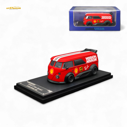 Mini Dream Volkswagen T1 RWB Van in Red WM Livery 1:64
