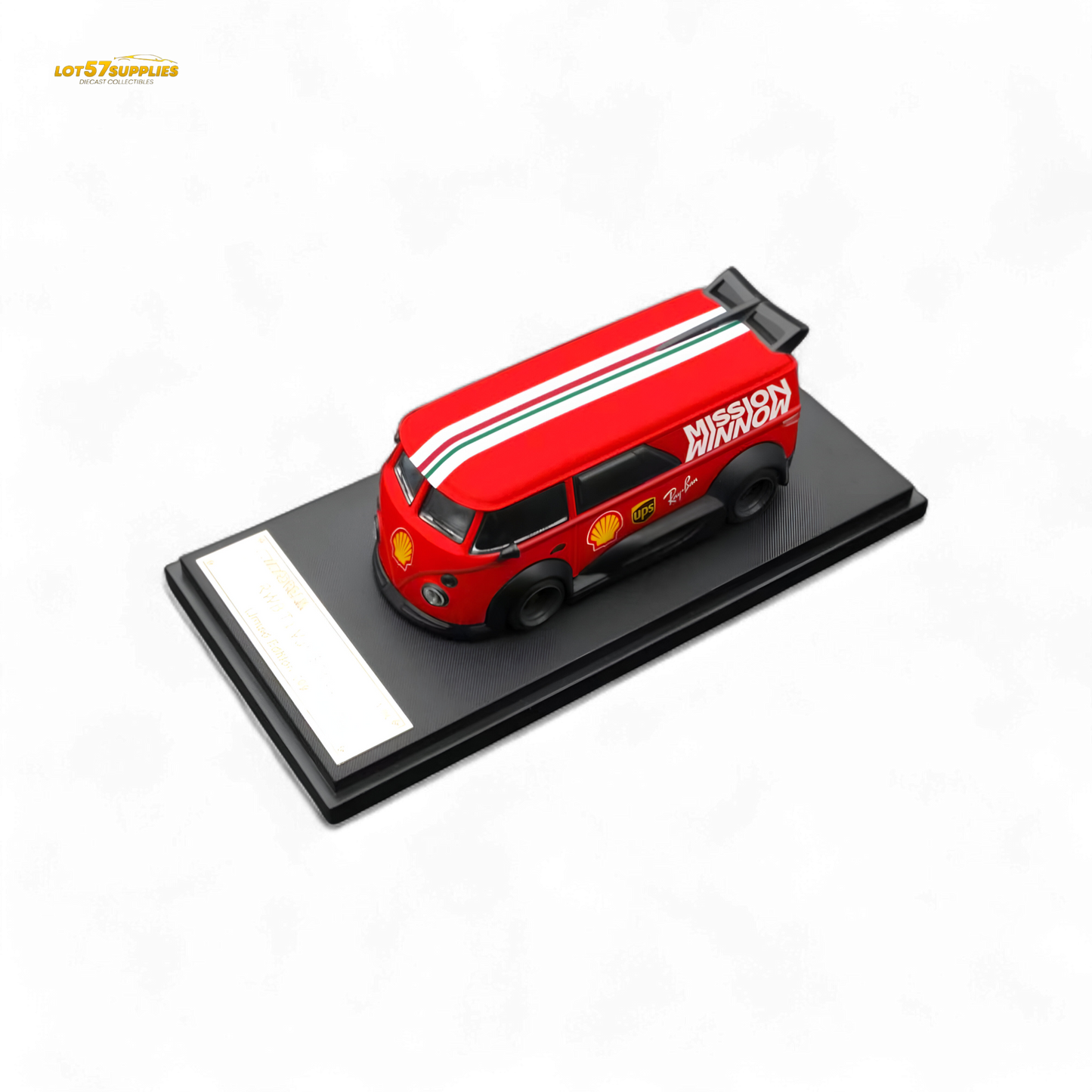 Mini Dream Volkswagen T1 RWB Van in Red WM Livery 1:64